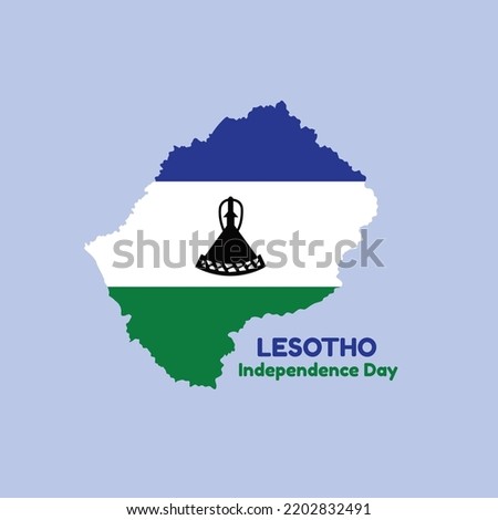 LESOTHO country independence day design