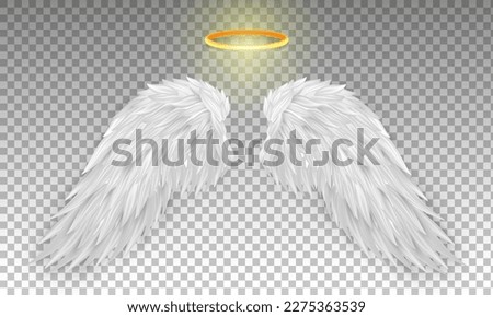 Similar – Image, Stock Photo Three white angels Design