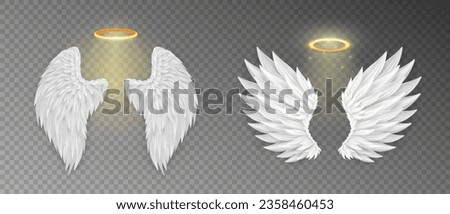 Similar – Image, Stock Photo Three white angels Design