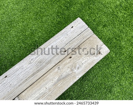 Similar – Image, Stock Photo Wooden bench with view