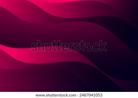 Gradient magenta background with waving line