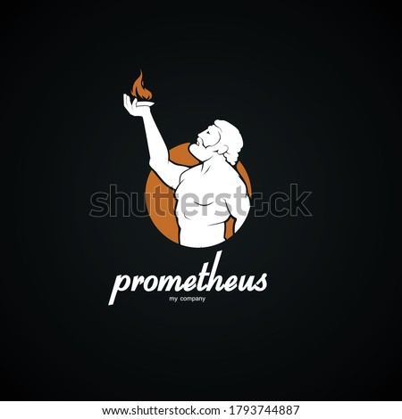 Prometheus holds fire at arm's length