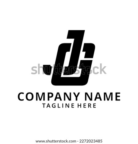  Initial JG Letter Logo Design with Monogram Concept Vector Idea