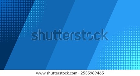 Gradient dark blue background divided by diagonal. Vector illustration Background into two colors