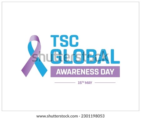 TSC Global Awareness Day, TSC Global, Awareness Day, Typographic Design, typography, 15th May, Concept, Creative, Template, Ribbon, Icon, Social Media Design, TSC, Global, 15th May, Corporate Design.