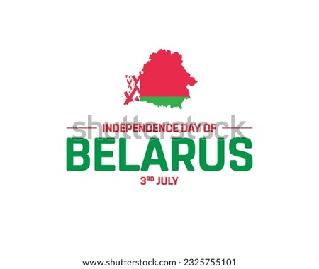 Independence Day of Belarus, Belarus, Belarus Independence day, Map of Belarus, Flag, Map, Creative, 3rd of July, 3 July, National Day, Independence day