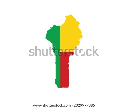 Happy Independence day Benin, Benin Independence day, Benin, Map of Benin, 1st August, 1 August, National Day, National Flag, Typographic Design, Typography, Vector Illustration Concept, Object, Eps