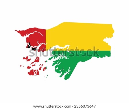 Happy Guinea Bissau Independence day, Independence day, Guinea Bissau, Guinea Bissau Map, 24 September, 24th September, National Day, Map, Flag Typographic Design Vector Illustration Editable Eps Icon