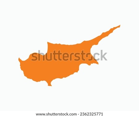 Happy Cyprus Independence day, Cyprus Independence day, Cyprus, Cyprus Map, 1st October, 1 October, Independence Day, National Day, Map icon, Typographic Design, Vector Text, Editable Eps