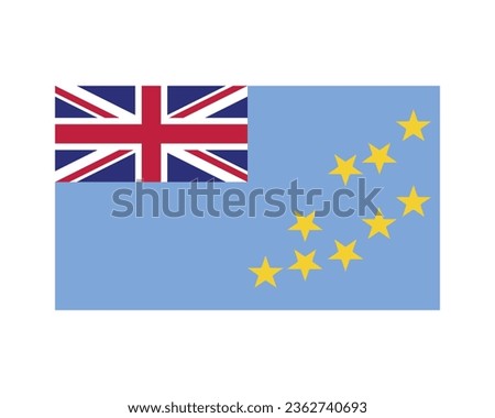 Happy Tuvalu Independence day, Tuvalu Independence day, Tuvalu, Tuvalu Flag, 1st October, 1 October, Independence Day, National Day, National Flag, Flat Icon, Editable typographic vector Design,Modern