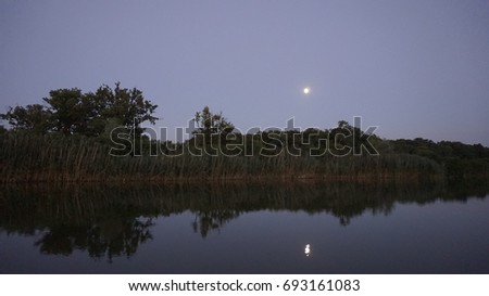 Evening lakes Zdjęcia stock © 