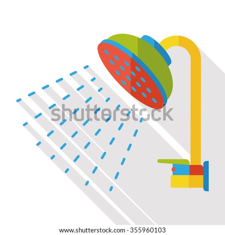 bath Showerhead flat icon