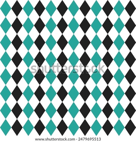 Green and black diamond. diamond pattern. diamond pattern background. diamond background. Seamless pattern. for backdrop, decoration, Gift wrapping