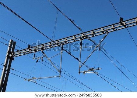 Similar – Image, Stock Photo Old railway line in Germany