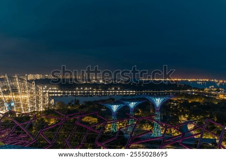 Similar – Image, Stock Photo Blue hour Container