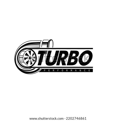 Logo Turbo Performance Automotive Designs Vector. Logo inspiration. 