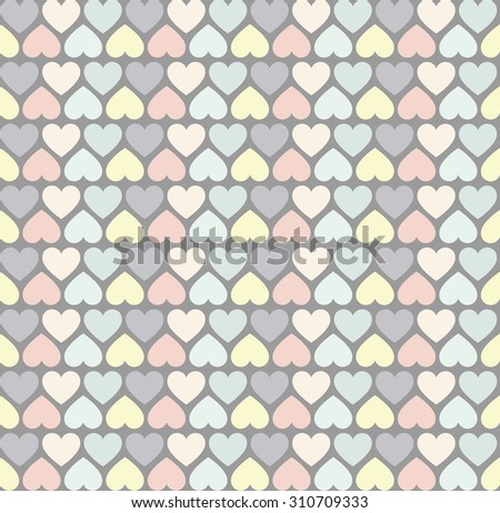 Simply Heart Pastel Pattern, Valentines, wedding background