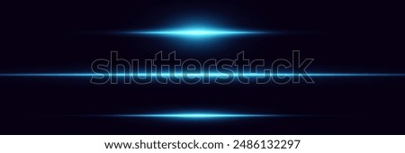 Similar – Image, Stock Photo glowing light chain on dark background