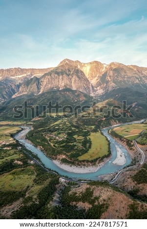 Similar – Image, Stock Photo Albania Vjosa Valley