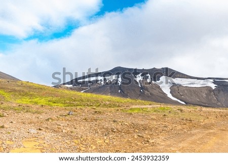 Similar – Foto Bild Panoramablick vom Vulkan Snaefellsjökull über die Halbinsel Snaefells auf Island im Sommer bei Tageslicht