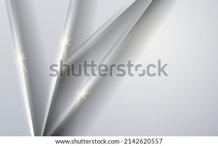 Abstract metal premium grey light color background vector