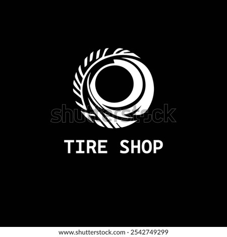 Creative tire logo, tire store logo design vector illustration.