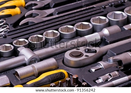 wrench socket tool box