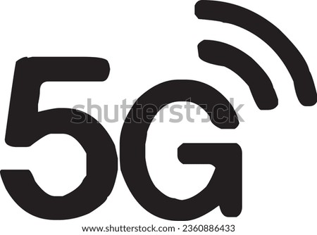 5G Signal vector high quality files 