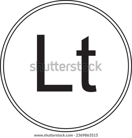 lithuania currency black vector high quality files 