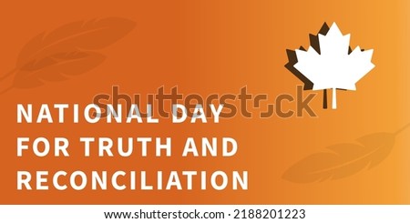 National day for truth and reconciliation, every child matters, orange shirt day, september 30th, social media post, banner concept, suitable for sale, social media post, vector illustration, canada.