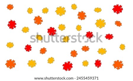 Colorful background of line shape crossing design. Surface pattern of ceramic floor. Tablecloth and wrapped paper gift design concept. 