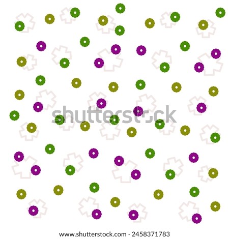 Colorful background of line shape crossing design. Surface pattern of ceramic floor. Tablecloth and wrapped paper gift design concept. 