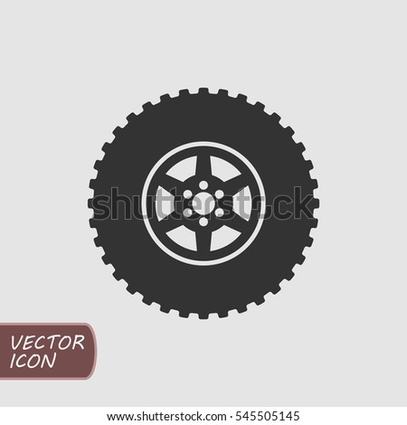 Offroad wheel icon