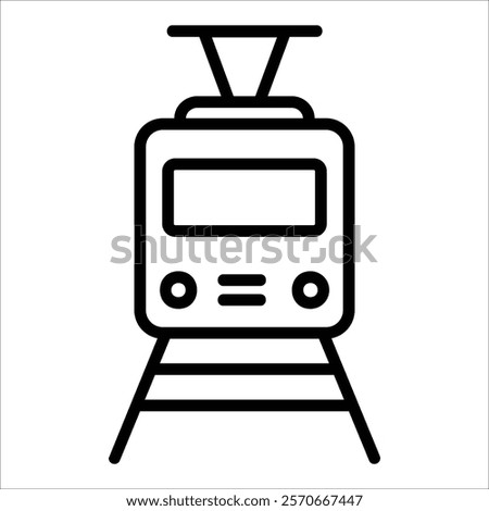 Train Icon Element For Design