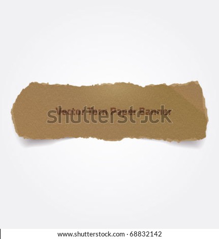 Similar – Image, Stock Photo Torn off piece of paper, stapled to green painted wooden wall
