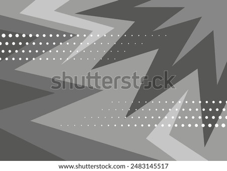 Pop art grey background in retro comic book style with dotted design, vector illustration eps10