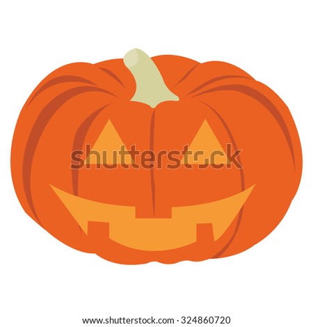 smile pumpkin by a holiday Halloween