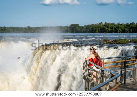 Similar – Image, Stock Photo rainbow Trip Adventure