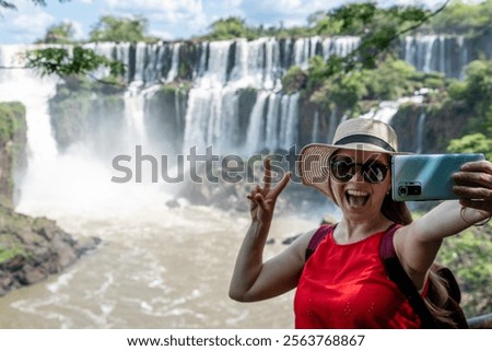 Similar – Image, Stock Photo An imposing landscape of rugged mountains and fields that extend to the horizon