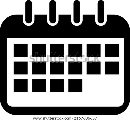 calander icon vector illustration on white background..eps
