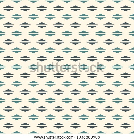 Repeated mini triangles on white background. Simple abstract wallpaper. Seamless surface pattern design with geometric figures. Modern style digital paper, textile print, page fill. Vector art