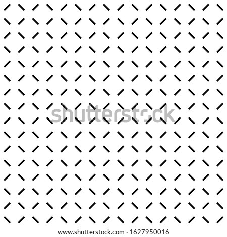 Seamless pattern. Diagonal lines ornament. Slanted dashes image. Linear background. Tilted strokes wallpaper. Digital paper, textile print. Angled stripes motif. Striped backdrop. Vector illustration