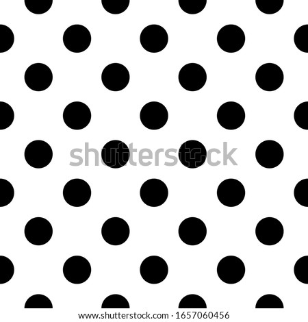 Seamless pattern. Big dots wallpaper. Circles image. Polka dot motif.Vector ornament. Circular figures backdrop. Rounds background. Dotted motif. Digital paper, textile print, web design, abstract..