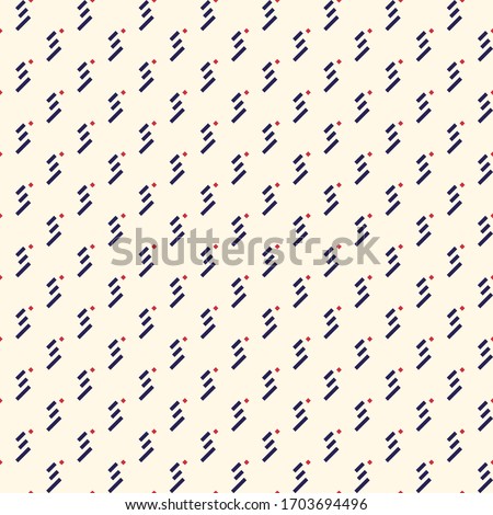 Seamless pattern. Diagonal lines, diamonds ornament. Angled stripes, rhombuses motif. Slanted dashes, squares background. Tilted strokes, dots wallpaper. Striped, dotted backdrop. Vector illustration