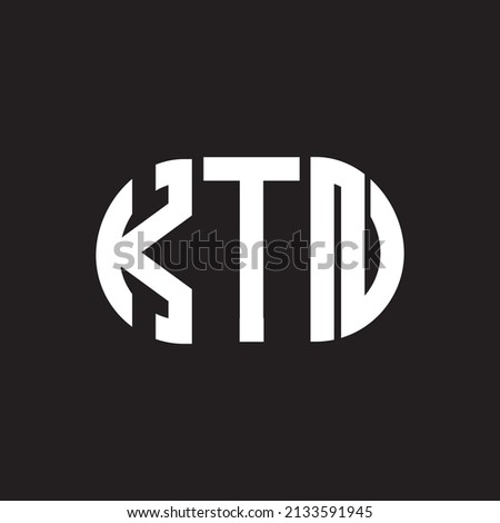 KTN letter logo design on black background. KTN creative initials letter logo concept. KTN letter design.
