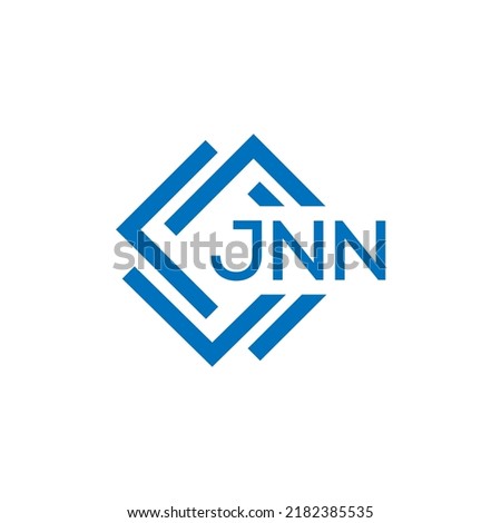 JNN letter logo design on white background. JNN creative circle letter logo concept. JNN letter design.

