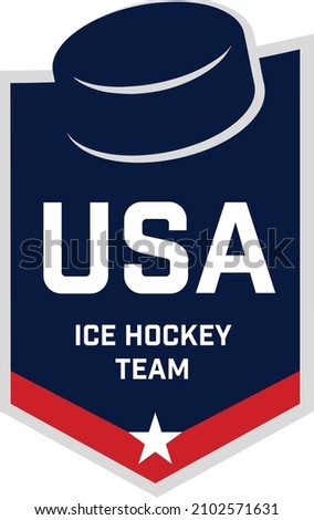 USA Ice Hockey team vector logo