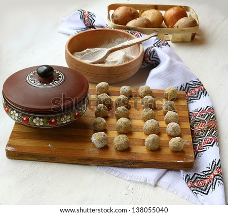Ukrainian national food of \
