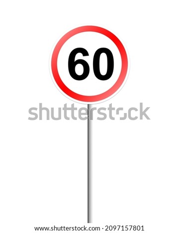 Illustration of Traffic safety sign board.