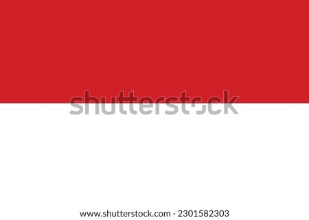 Flag of Indonesia. Indonesian flag